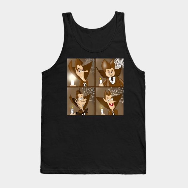 Count Chocula in four different styles Tank Top by AndrewKennethArt